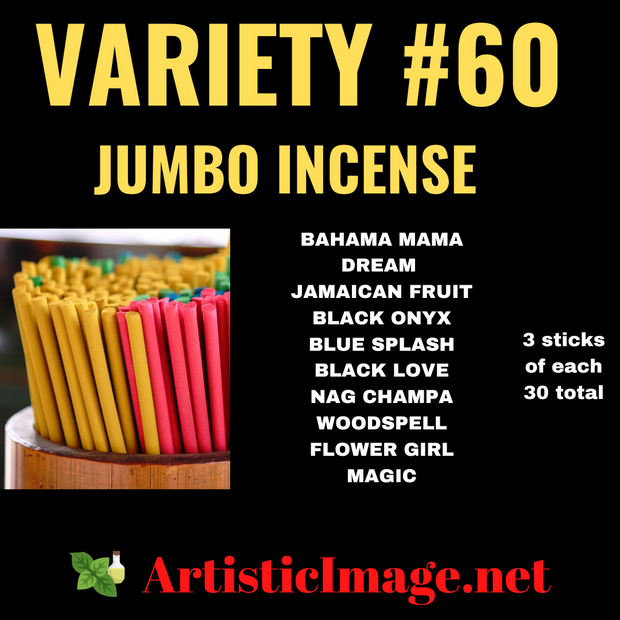 VARIETY INCENSE PACK #60